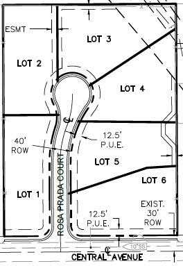 Parcel / subdivision reference map